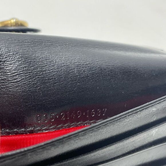 Authentic Vintage Gucci Dionysus Horsebit Leather Wallet Black - Picture 11 of 14